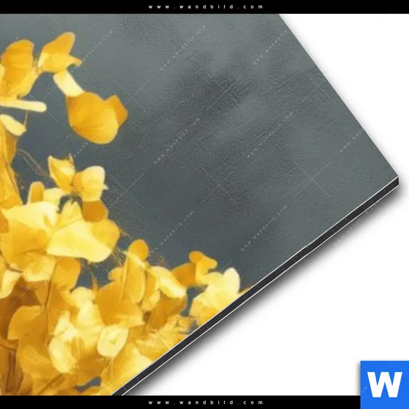 Alu-Dibond Bild | Goldener Lebensbaum | Schmal