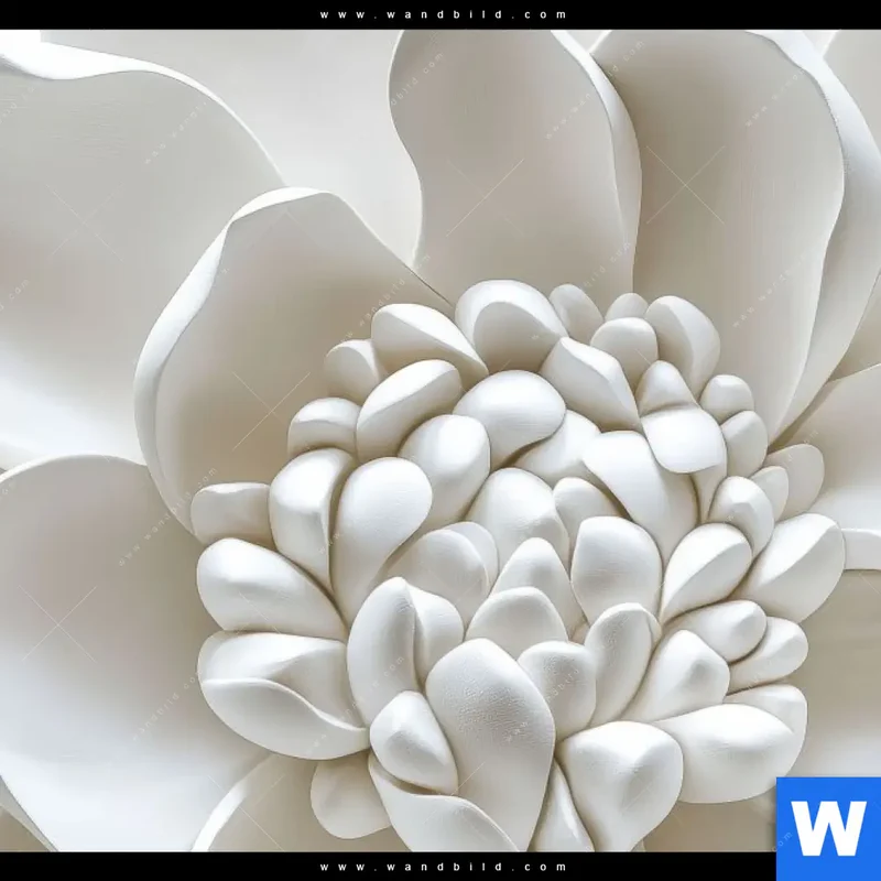 Spannbild | Weiße Blüte | Quadrat