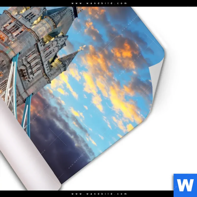 Poster | Tower Bridge im Abendglanz | Hochformat