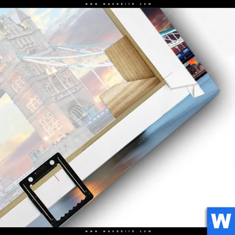 Leinwandbild | Tower Bridge im Abendglanz | Querformat