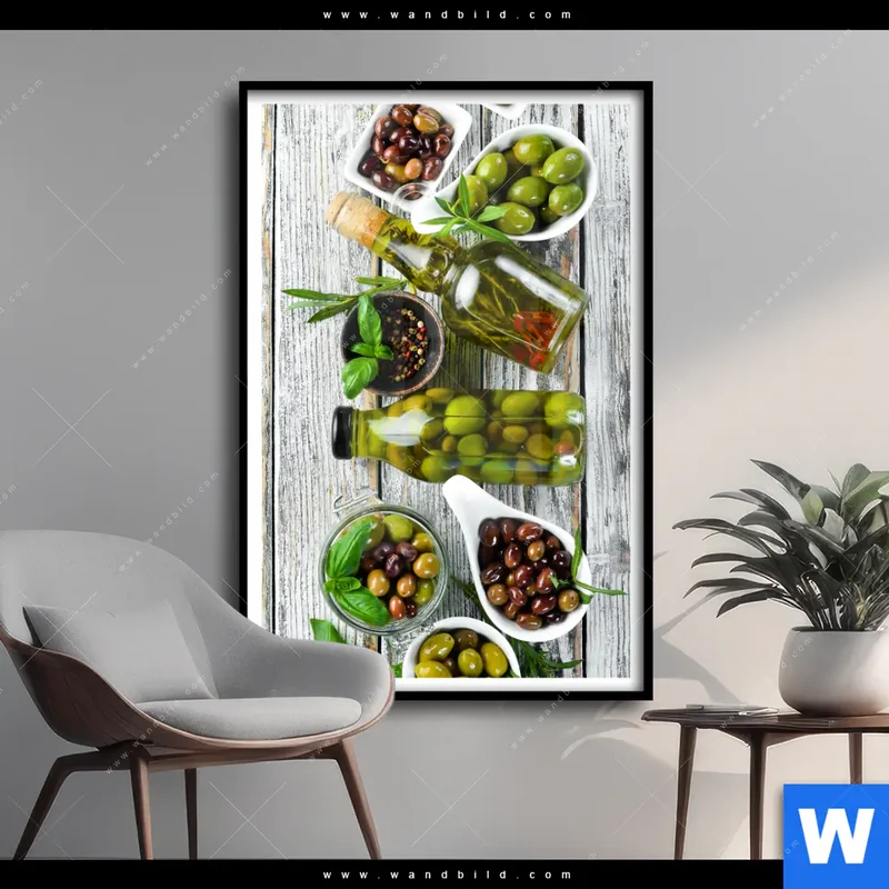 Poster | Mediterrane Olivenvielfalt | Hochformat