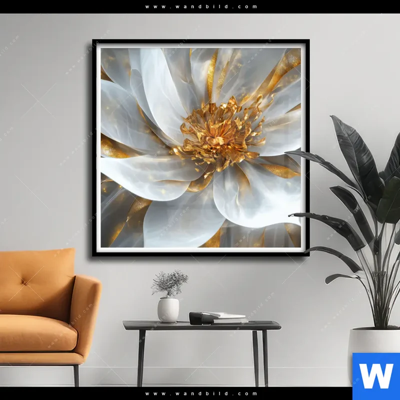 Poster | Zarte Luxusblüte | Quadrat