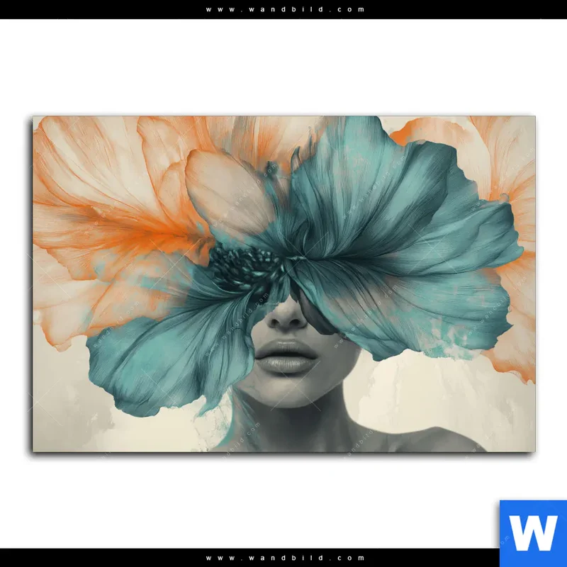 Acrylglasbild | Verhüllte Schönheit | Querformat
