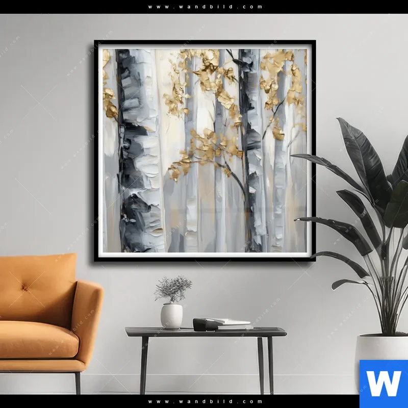 Poster | Stille im Wald | Quadrat