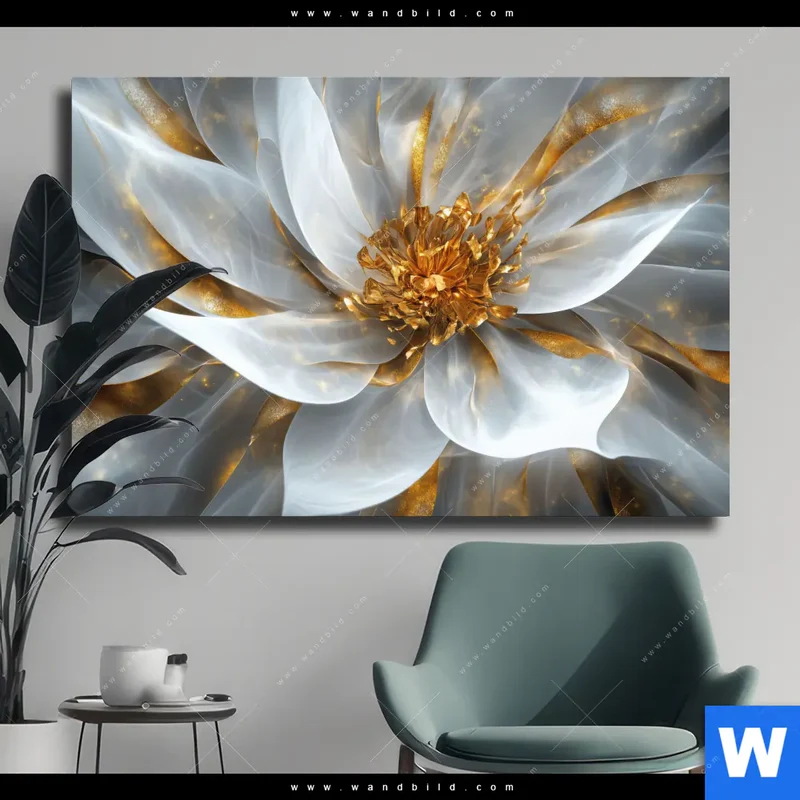 Leinwandbild | Zarte Luxusblüte | Querformat
