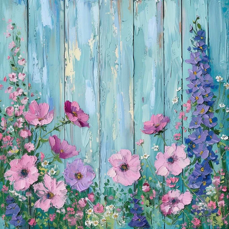 Pastel Wildflowers