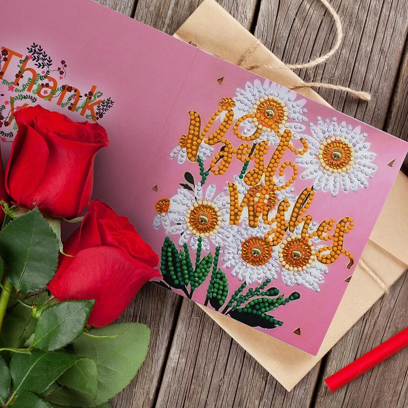 Diamond Art Greeting Cards - Set of 12