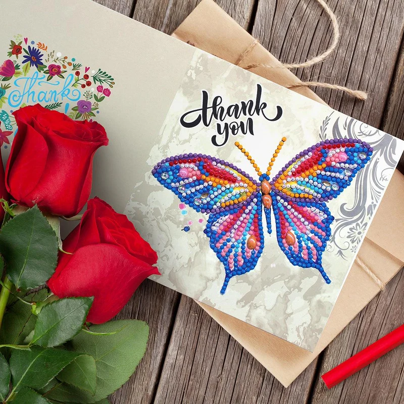 Diamond Art Greeting Cards - Set of 12