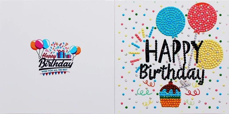 Diamond Art Greeting Cards - Set of 12