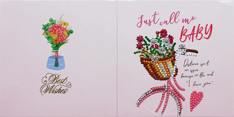 Diamond Art Greeting Cards - Set of 12