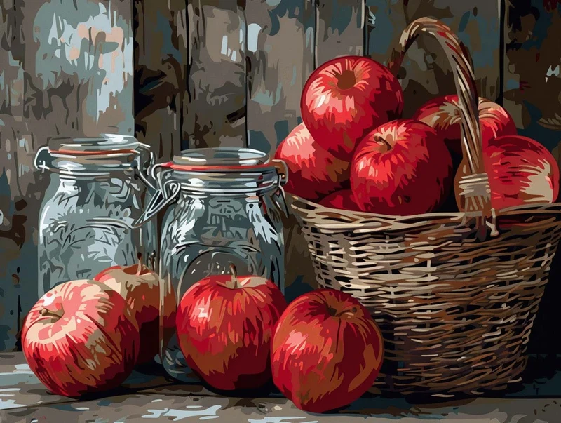 Harvest Apple Basket