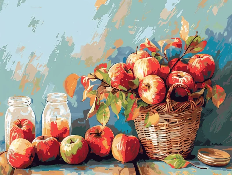 Autumn Apple Basket