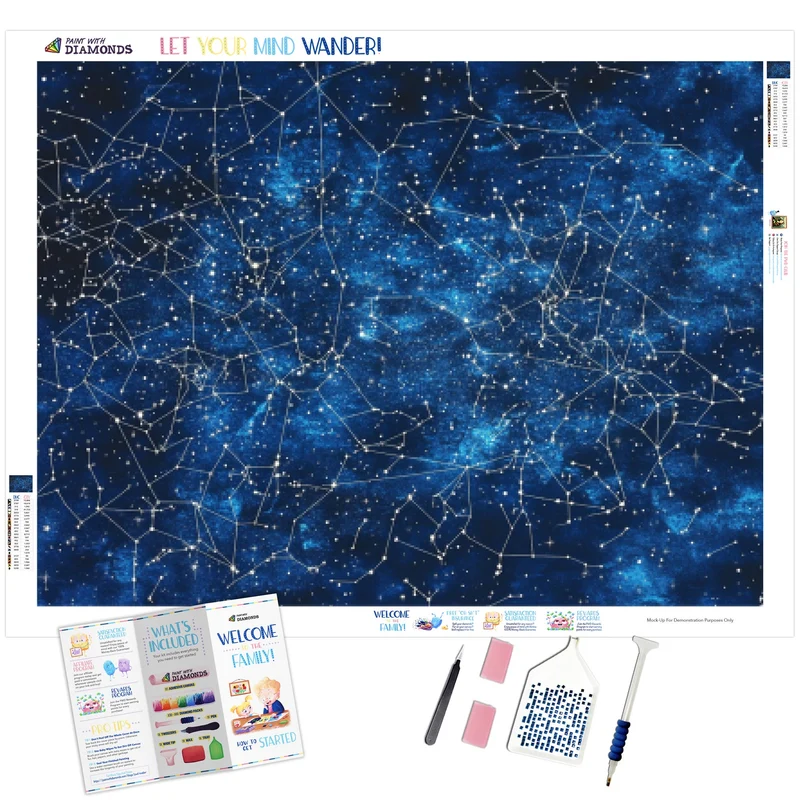 Star Map Of The Night Sky