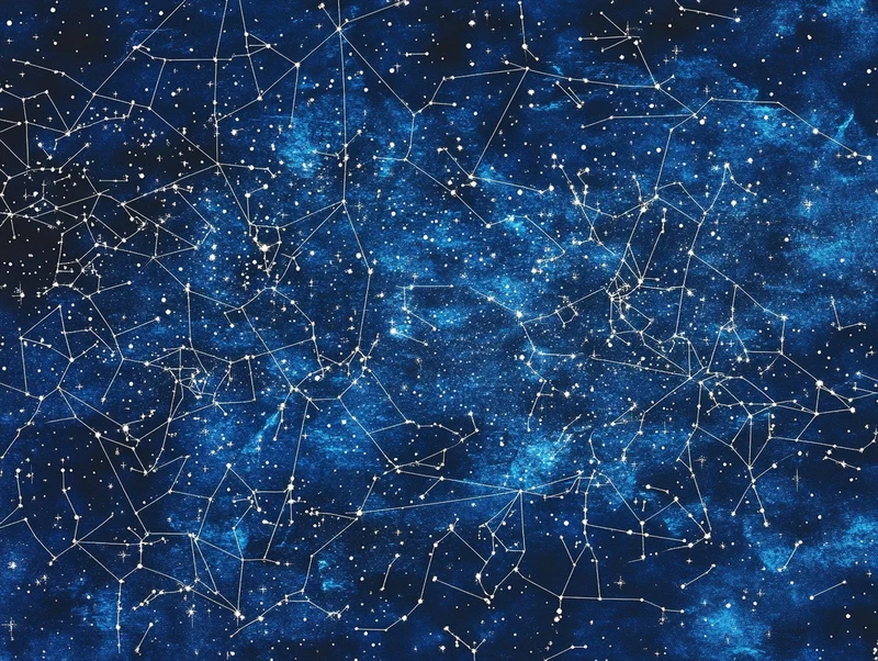 Star Map Of The Night Sky