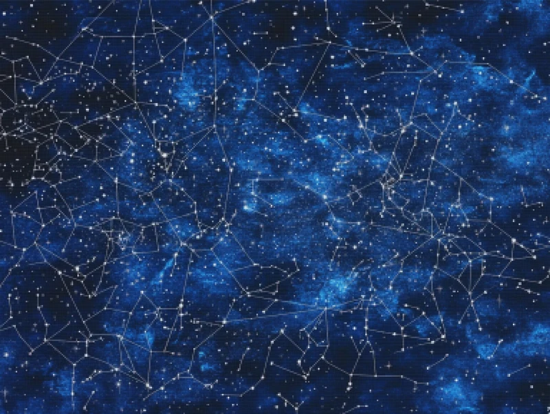 Star Map Of The Night Sky