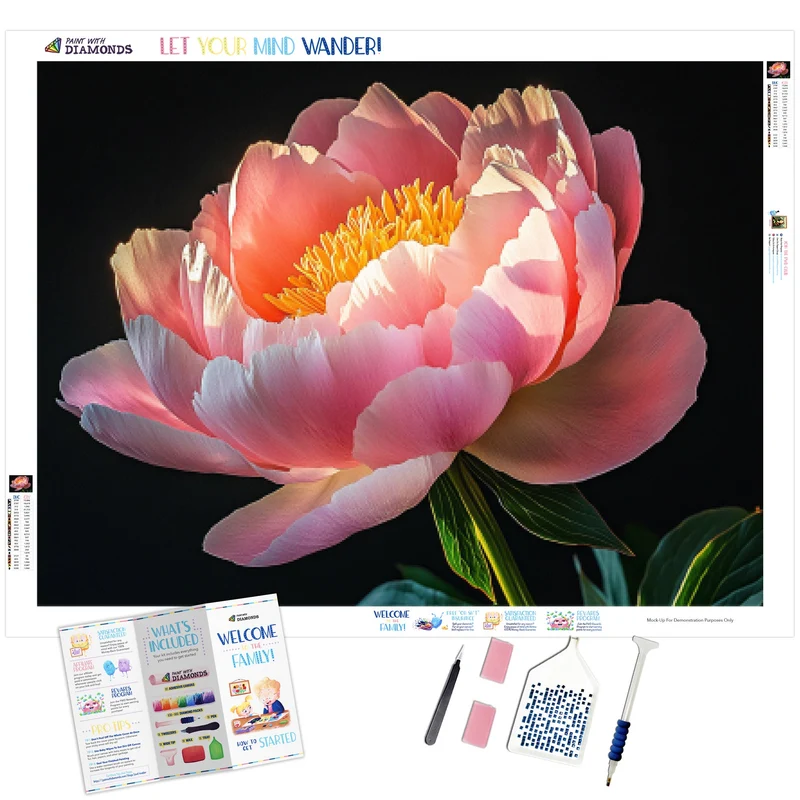 Peony In Golden Light