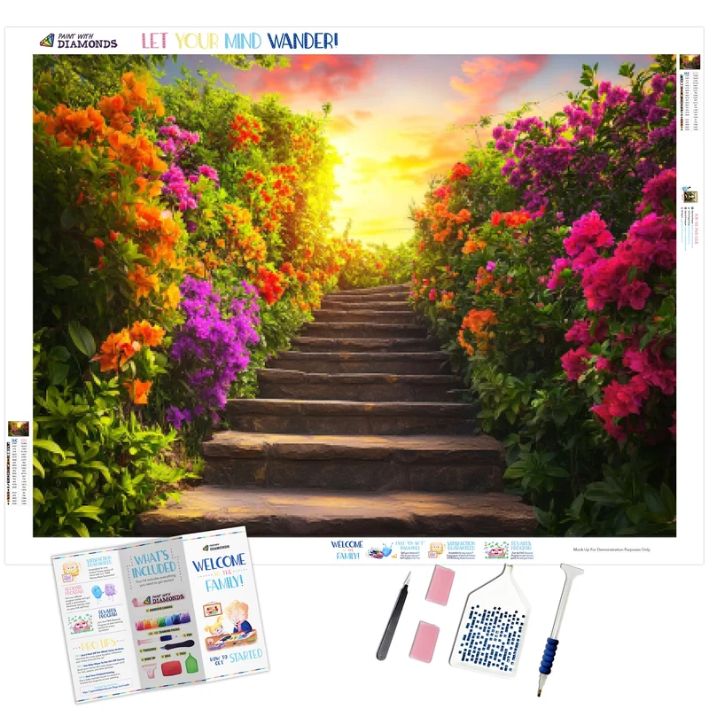 Garden Stairway View