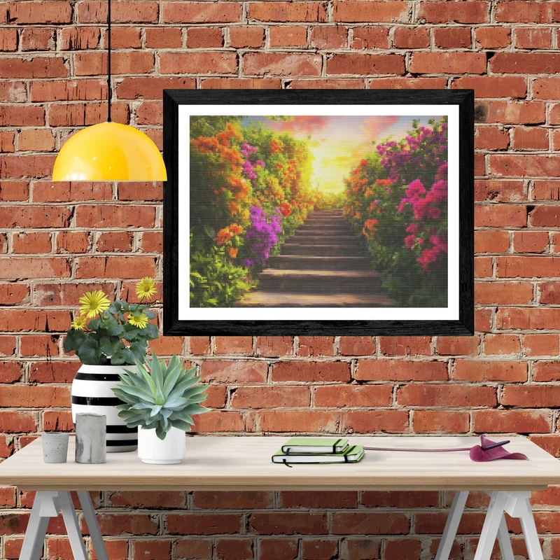 Garden Stairway View