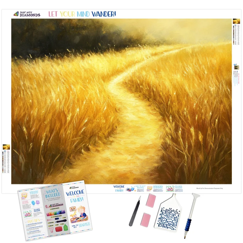Golden Path Through Grass