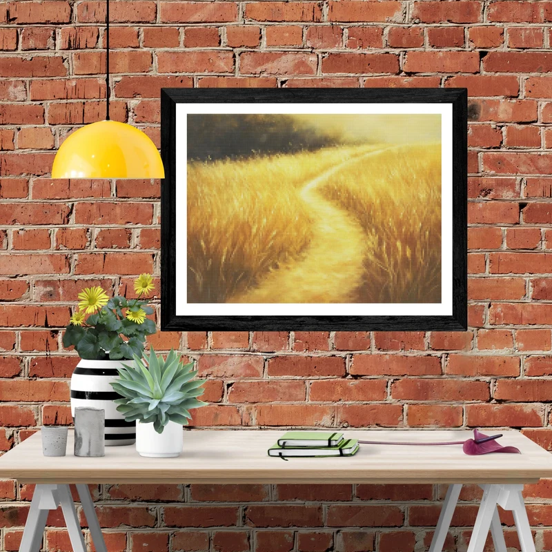 Golden Path Through Grass