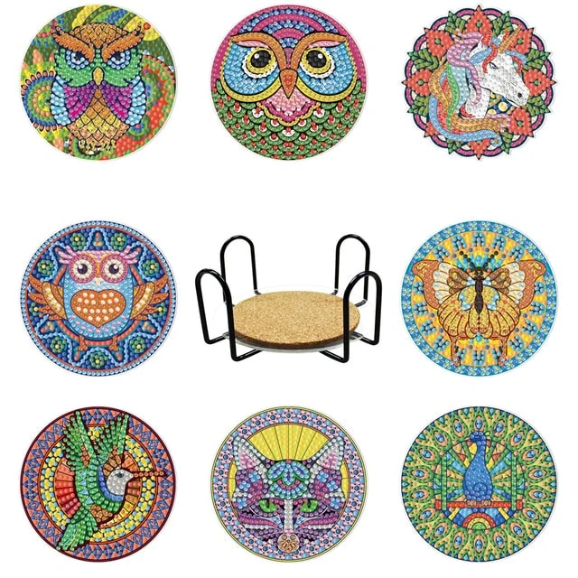 Animals & Critters DIY Diamond Painting Coasters
