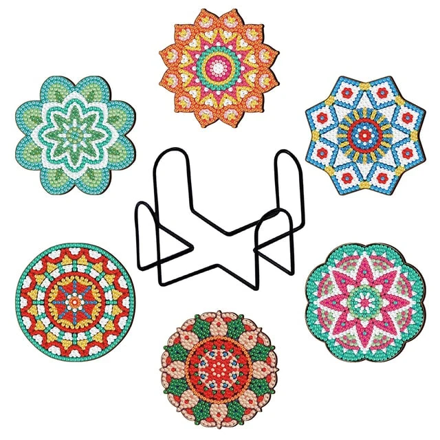 Mandala DIY Diamond Painting Coasters