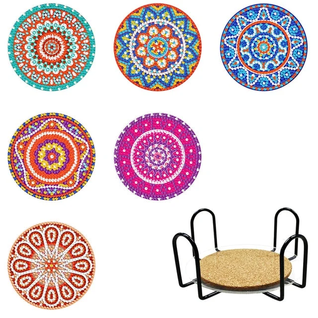 Mandala DIY Diamond Painting Coasters