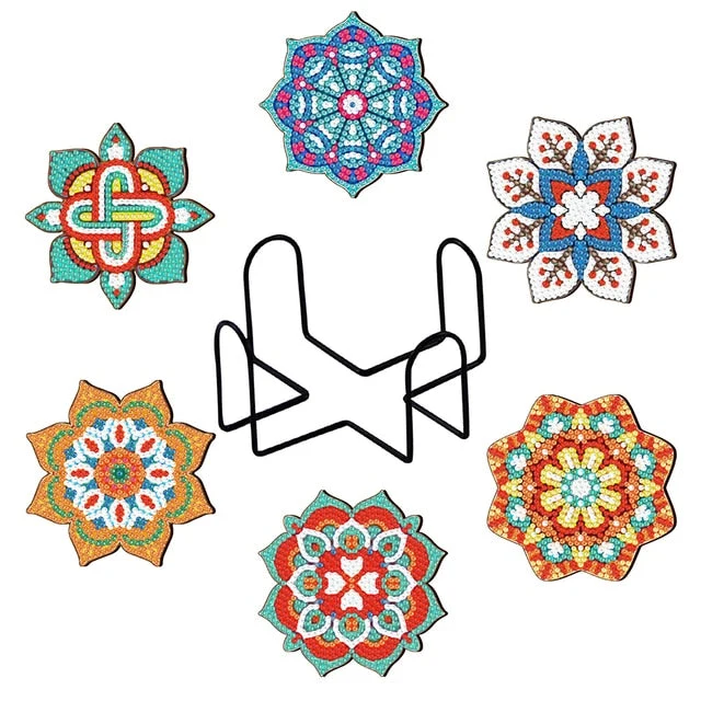 Mandala DIY Diamond Painting Coasters