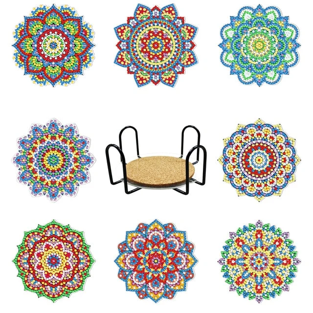 Mandala DIY Diamond Painting Coasters