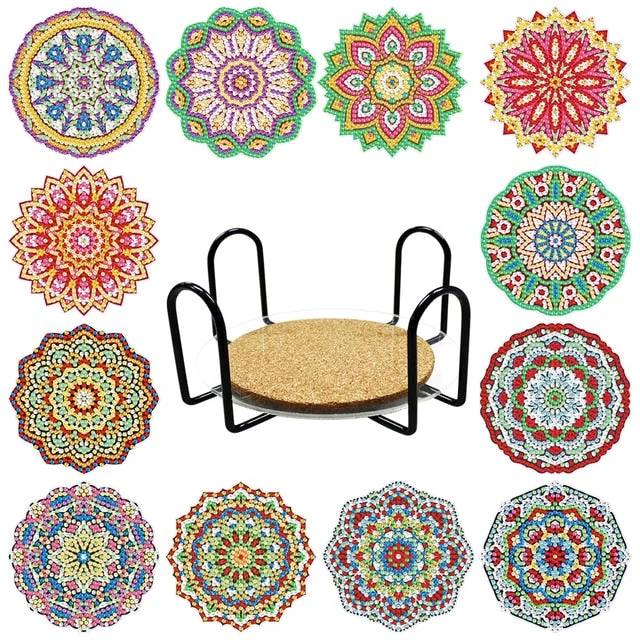 Mandala DIY Diamond Painting Coasters