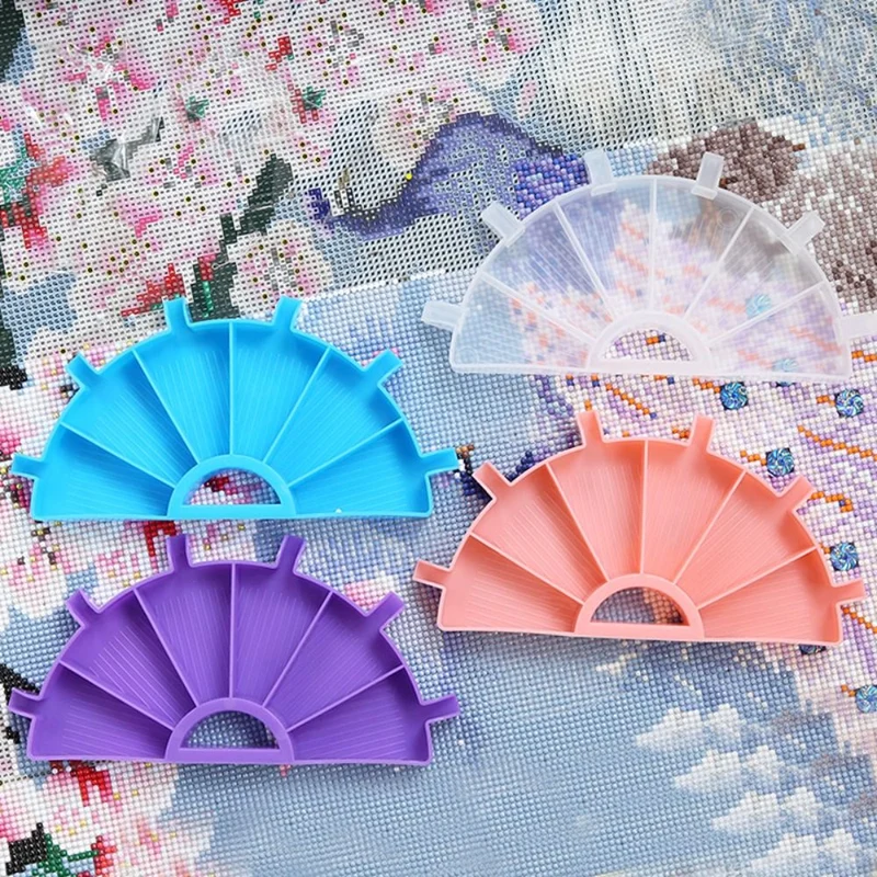 6 Grid Tray Palette Set For Diamond Painting