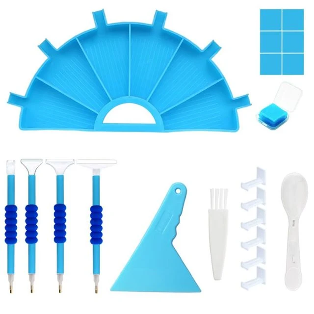 6 Grid Tray Palette Set For Diamond Painting