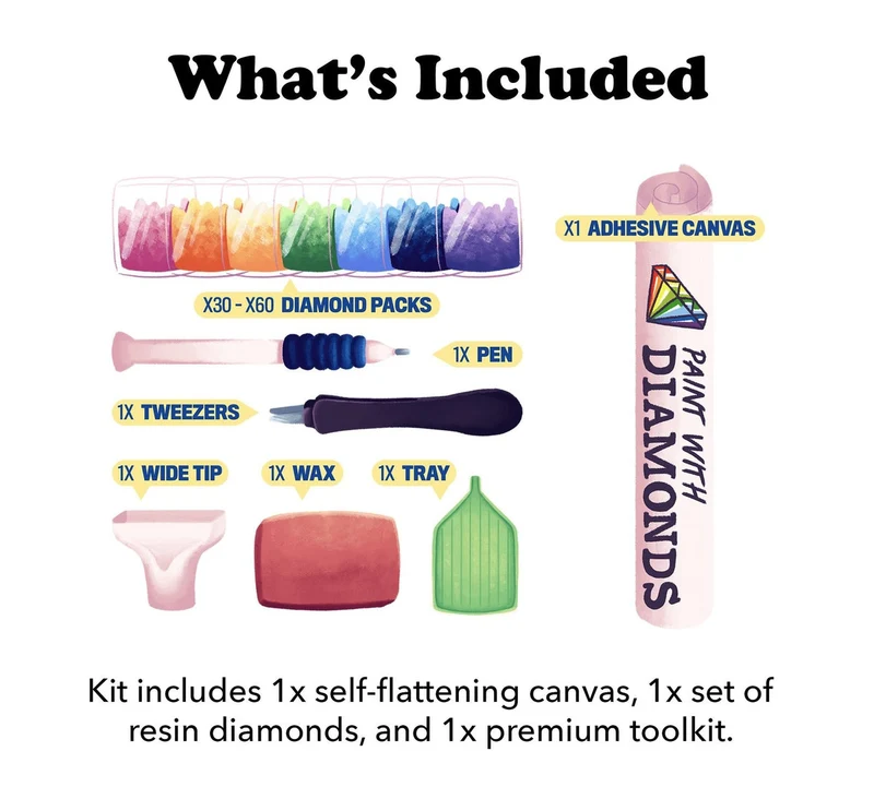 Cute White Unicorn Diamond Painting Kit For Kids