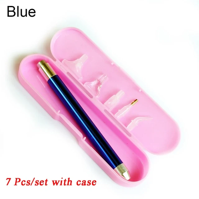Flashlight Diamond Pen - 7 Piece Set