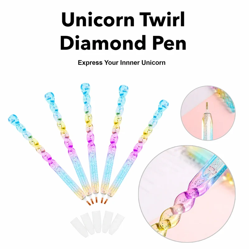 Unicorn Twist Diamond Pen