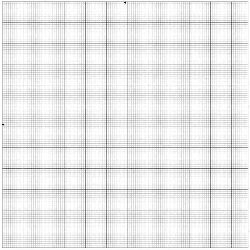 Freestyle Blank Canvas With Adhesive & Printed Grid