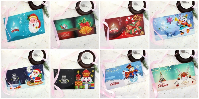 Mega Value Christmas Cards 2 - 8x Pack