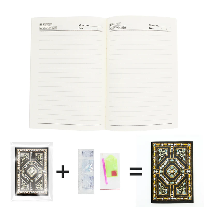 Gold Labyrinth Diamond Painting Journal