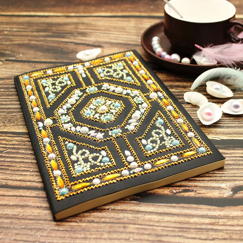 Gold Labyrinth Diamond Painting Journal