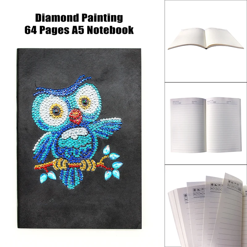 Blue Owl Diamond Painting Journal