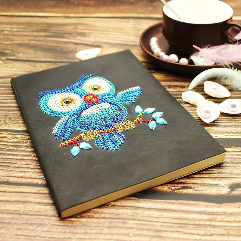 Blue Owl Diamond Painting Journal