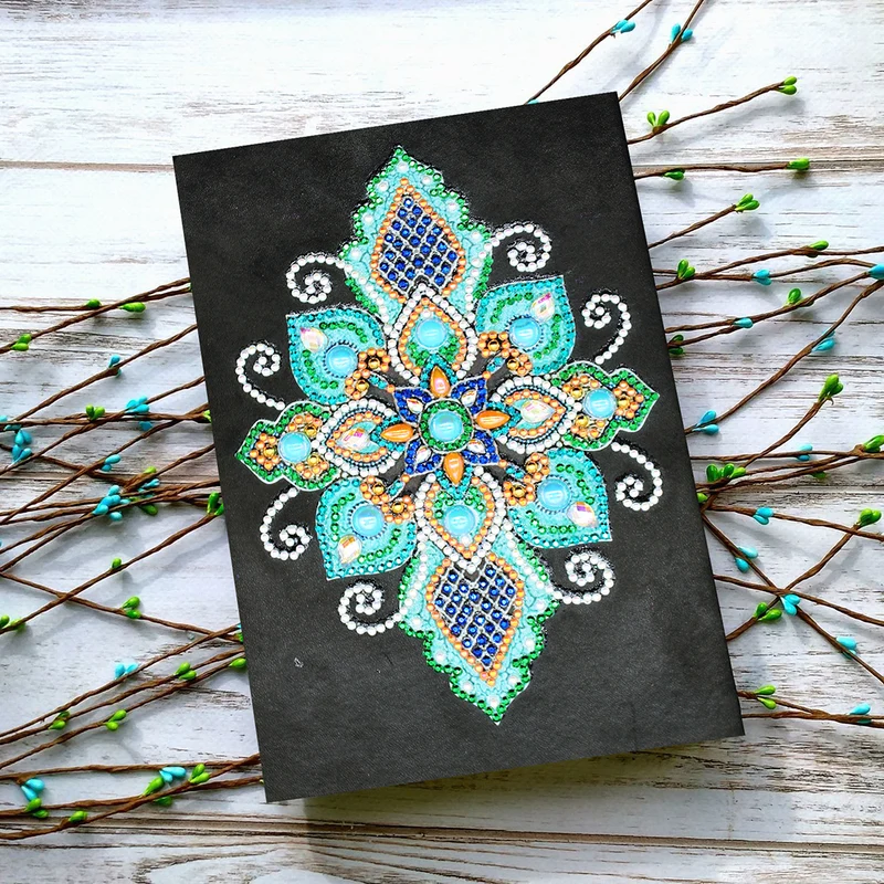 Blue Lotus Diamond Painting Journal