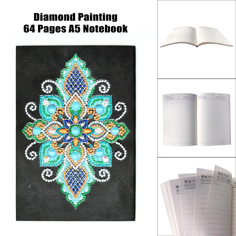 Blue Lotus Diamond Painting Journal
