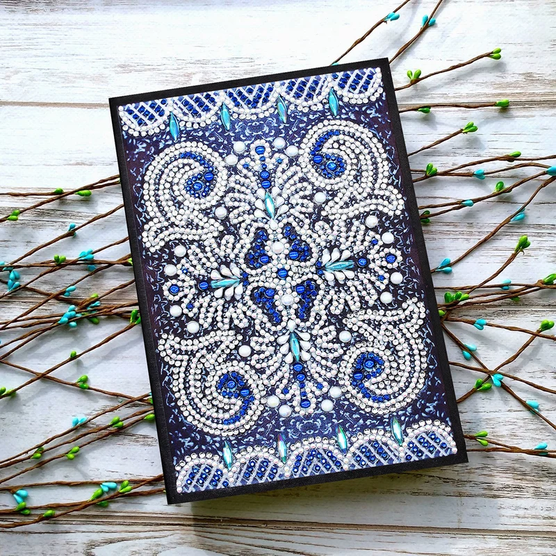 Shades Of Blue Diamond Painting Journal