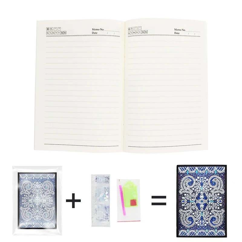 Shades Of Blue Diamond Painting Journal