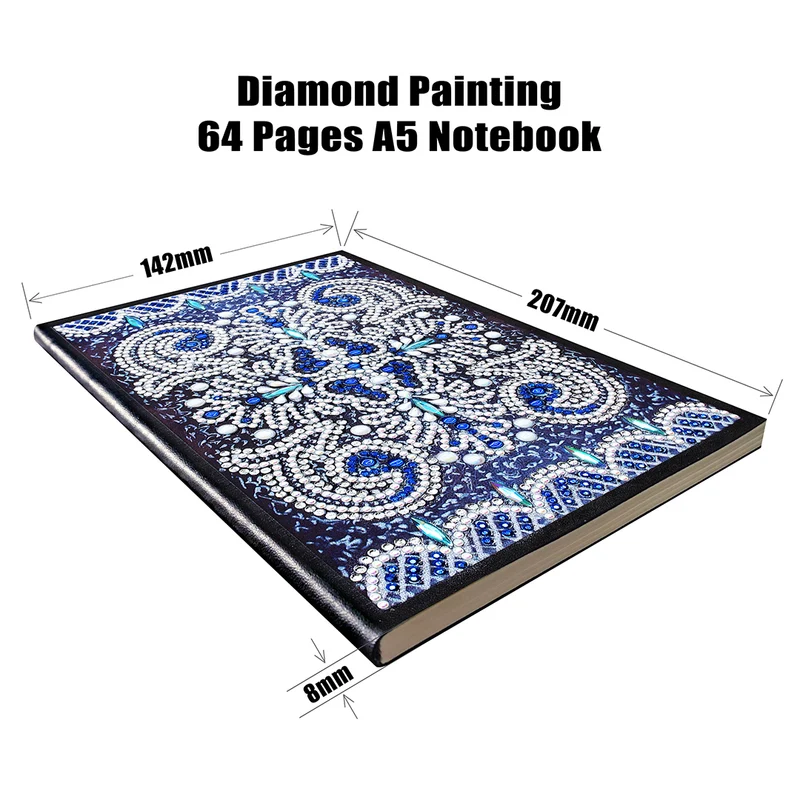 Shades Of Blue Diamond Painting Journal