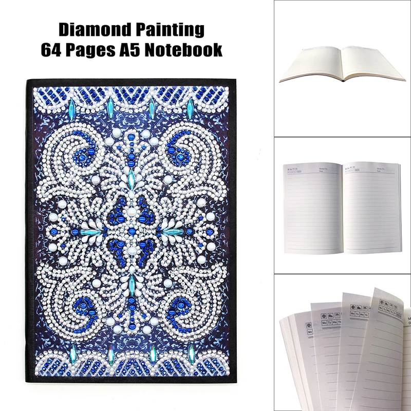 Shades Of Blue Diamond Painting Journal