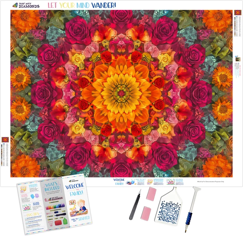 Roses, Lilies, and Marigolds