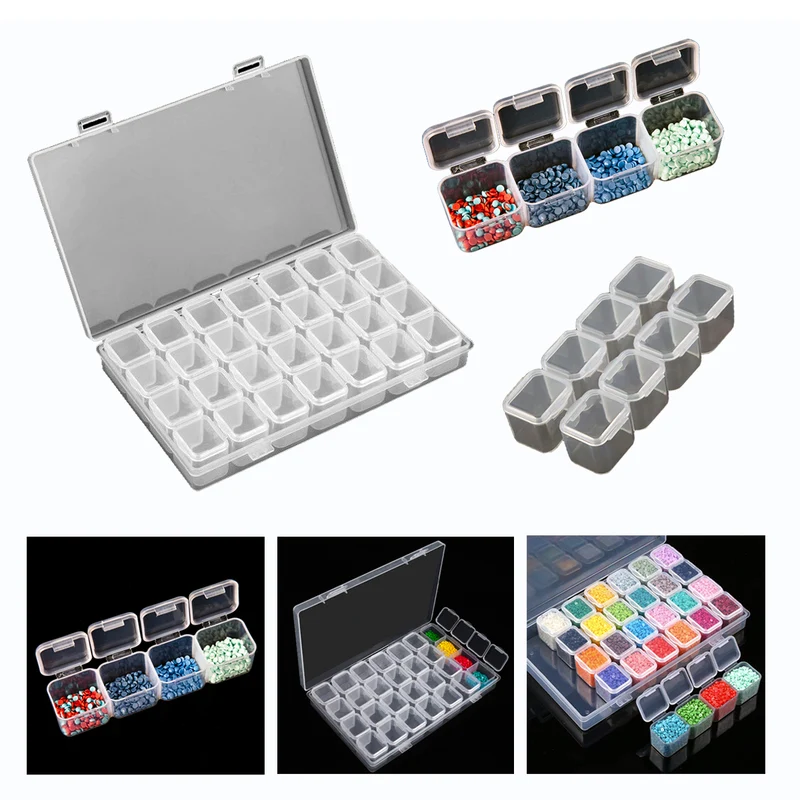 28-Slot Break-Apart Diamond Storage Box