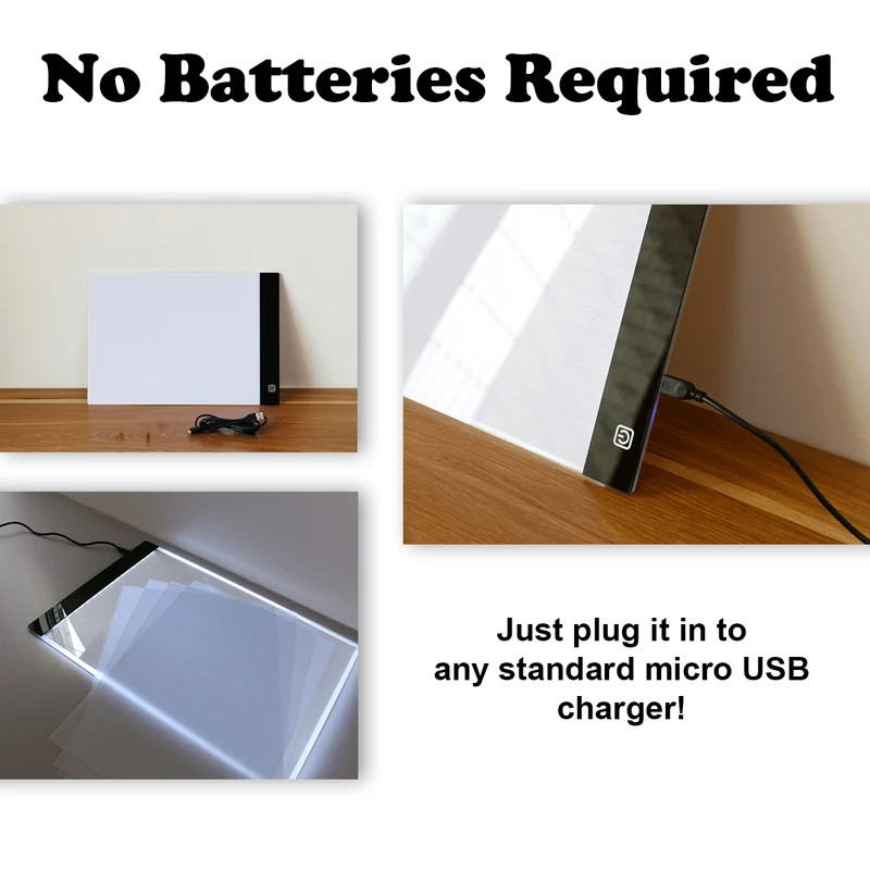 PWD Ultra-Thin 3.5mm A4 LED Light Box (Dimmable)